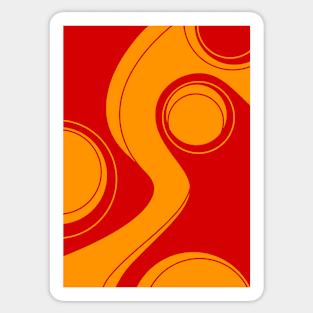 Abstract V45 Sticker